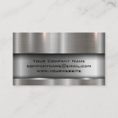 Carte De Visite Scie et marteau industriels broyés métalliques (Dos)