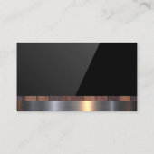 Carte De Visite Scie et marteau | Menuiserie de construction (Dos)