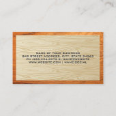 Carte De Visite Scie et marteaux | Bois (Dos)