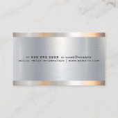 Carte De Visite Scie métallique | Outils de construction (Dos)