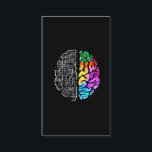 Carte De Visite Science du génie cérébral coloré<br><div class="desc">Cadeau de sensibilisation à la Neurodiversité Art. Ingénierie cérébrale colorée Sciences.</div>