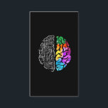 Carte De Visite Science du génie cérébral coloré<br><div class="desc">Cadeau de sensibilisation à la Neurodiversité Art. Ingénierie cérébrale colorée Sciences.</div>
