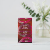 Carte De Visite Science Médicale de l'ADN rouge (Debout devant)