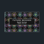 Carte De Visite Science moderne Motif de la structure atomique<br><div class="desc">Un carte de visite professionnel moderne et personnalisé sur le thème de la science avec un motif de structure atomique. Un design élégant et professionnel qui projette une image confiante et professionnelle. Conçu par Thisnotme©</div>