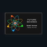 Carte De Visite Science moderne Structure atomique<br><div class="desc">Un carte de visite professionnel moderne et personnalisé sur le thème de la science,  doté d'un graphisme de structure atomique. Un design élégant et professionnel qui projette une image confiante et professionnelle. Conçu par Thisnotme©</div>