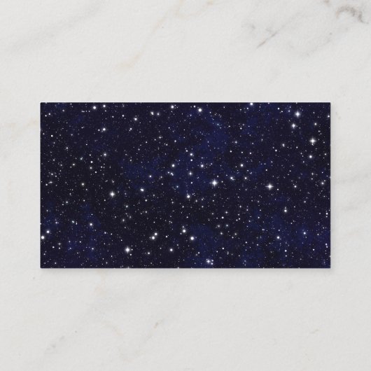 Carte De Visite Science Physique Univers de l'espace Monogramme Pl (Dos)