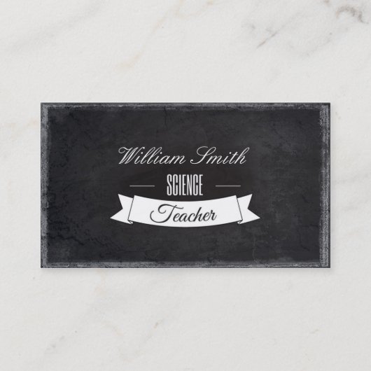 Carte De Visite Science Teacher (Devant)