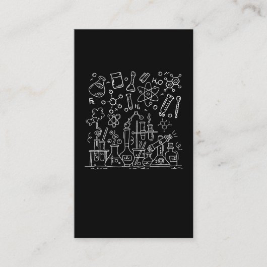 Carte De Visite Sciences de l'équipement de laboratoire en chimie (Devant)