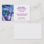 Carte De Visite Scientifique (Devant / Derrière)