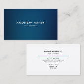 Carte De Visite Scientifique de données (Devant / Derrière)