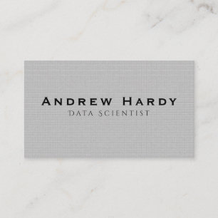 Carte de visite, scientifique de données