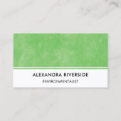 Carte De Visite Scientifique écologiste écologiste écologie écolog (Devant)