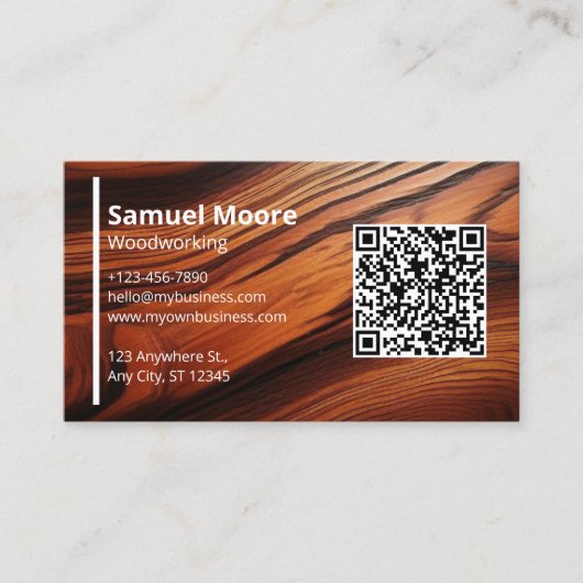 Carte De Visite Scierie (Devant)