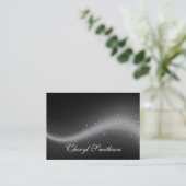Carte de visite scintillant de conception (Debout devant)
