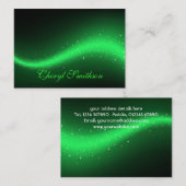 Carte de visite scintillant de conception (Devant / Derrière)