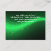 Carte de visite scintillant de conception (Dos)