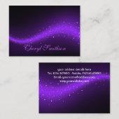 Carte de visite scintillant de conception (Devant / Derrière)