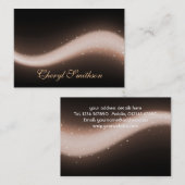 Carte de visite scintillant de conception (Devant / Derrière)