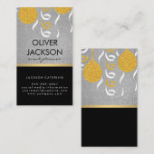 Carte De Visite Scintille | Planificateur d'événements Confetti Ba (Devant / Derrière)