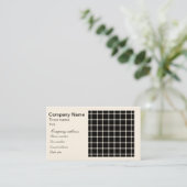 Carte De Visite Scintillement de l'illusion optique de grille (Debout devant)