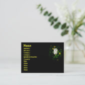 Carte De Visite Scintillement de scintillement peu de hibou (Debout devant)