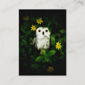 Carte De Visite Scintillement de scintillement peu de hibou (Dos)