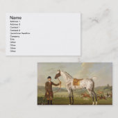 Carte De Visite Scipio, Hunter de Spotted, c.1750 (oi de colonel (Devant / Derrière)