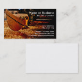 Carte De Visite scoop pour backhoe (Devant / Derrière)