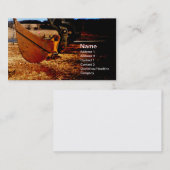 Carte De Visite scoop pour backhoe (Devant / Derrière)