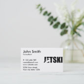 Carte De Visite Scooter de mer (Debout devant)