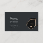 Carte De Visite Scooter élégant (Dos)