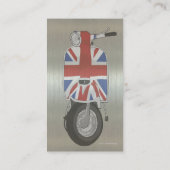 Carte De Visite Scooter métallique de l'effet UJ (Dos)