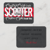 Carte De Visite Scooters (Devant / Derrière)