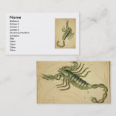 Carte de visite Scorpio (Devant / Derrière)