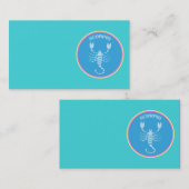 Carte de visite Scorpio (Devant / Derrière)