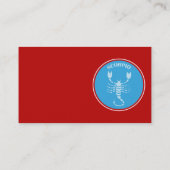 Carte de visite Scorpio (Dos)