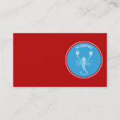 Carte de visite Scorpio (Devant)