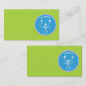 Carte de visite Scorpio (Devant / Derrière)