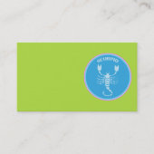 Carte de visite Scorpio (Devant)