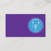 Carte de visite Scorpio (Dos)