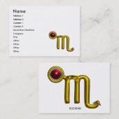 CARTE DE VISITE SCORPIO (Devant / Derrière)