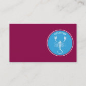 Carte de visite Scorpio (Dos)