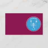 Carte de visite Scorpio (Devant)