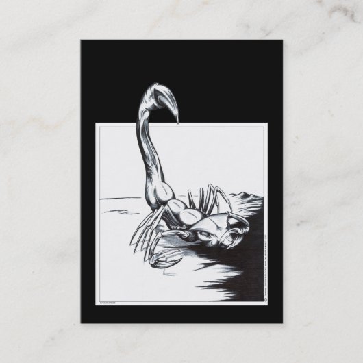 Carte De Visite Scorpion (Devant)