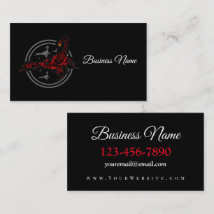 Carte De Visite Scorpion rouge