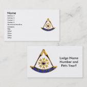 Carte De Visite SCpastmasterGold, nom, adresse 1, adresse 2, C… (Devant / Derrière)