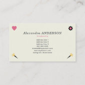 Carte De Visite Scrapbooking (Dos)