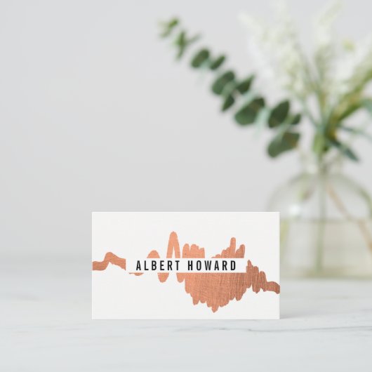 Carte De Visite Scribble artistique (Debout devant)