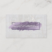 Carte De Visite Scribble expressif | Pierre blanche (Dos)