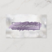 Carte De Visite Scribble expressif | Shimmer Bokeh (Dos)
